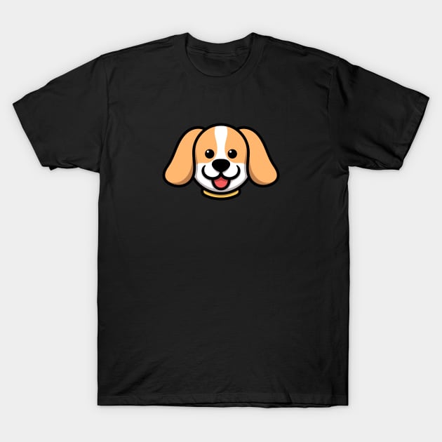 cute dog cartoon T-Shirt by garistipis